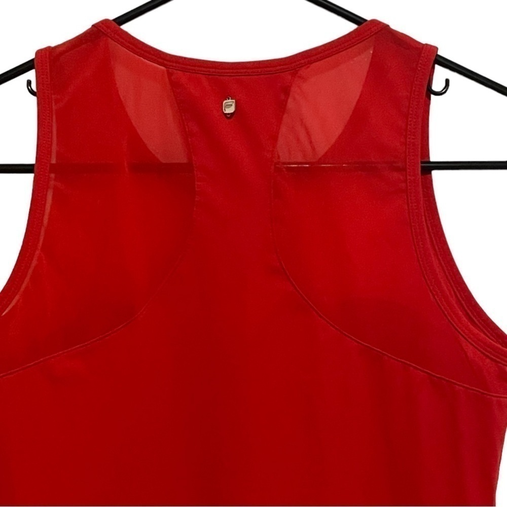 Fabletics Red Mesh Racerback Workout Tank Size XS - Picture 5 of 8
